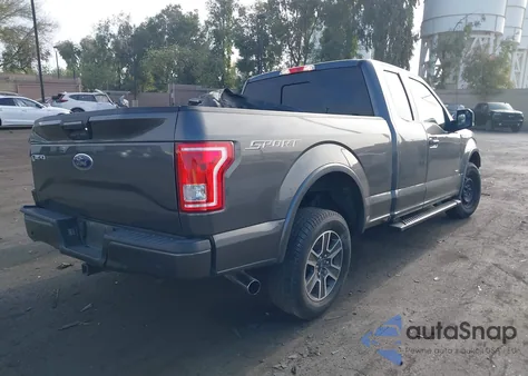 2016 Ford F150 Super Cab из США, поврежденный, VIN 1FTEX1CP6GKE74596